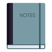 Emoji 📓 Quaderno su JoyPixels 5.0.
