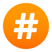 Emoji #️ Segno della griglia su JoyPixels 5.0.