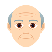 Émoji 👴🏻 Homme âgé : Peau Claire sur JoyPixels 5.0.