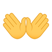 Emoji 👐 Mani Aperte su JoyPixels 5.0.