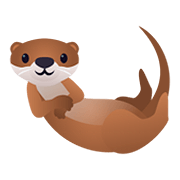 🦦 Emoji Otter JoyPixels 5.0.