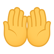 🤲 Emoji Palmas Unidas Para Cima na JoyPixels 5.0.