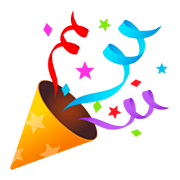 🎉 Emoji Konfettibombe JoyPixels 5.0.