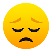 😔 Emoji Rosto Deprimido na JoyPixels 5.0.