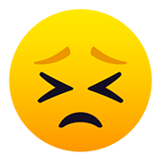 😣 Emoji Cara Desesperada en JoyPixels 5.0.