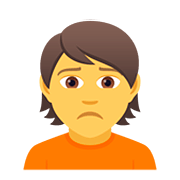 🙍 Emoji Persona Frunciendo El Ceño en JoyPixels 5.0.