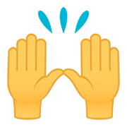 🙌 Emoji Manos Levantadas Celebrando en JoyPixels 5.0.