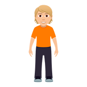 Emoji 🧍🏼 Persona In Piedi: Carnagione Abbastanza Chiara su JoyPixels 5.0.