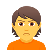 🙎 Emoji schmollende Person JoyPixels 5.0.