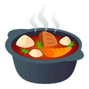 🍲 Emoji Topf mit Essen JoyPixels 5.0.