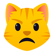 😾 Emoji Gato Enfadado en JoyPixels 5.0.
