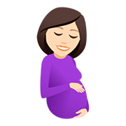 🤰🏻 Emoji Mujer Embarazada: Tono De Piel Claro en JoyPixels 5.0.