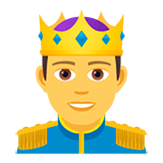 Émoji 🤴 Prince sur JoyPixels 5.0.