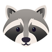 🦝 Emoji Mapache en JoyPixels 5.0.