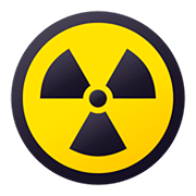 ☢️ Emoji Radioaktiv JoyPixels 5.0.