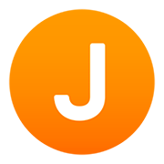 🇯 Emoji Indicador regional símbolo letra J en JoyPixels 5.0.