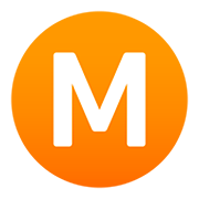 🇲 Emoji Indicador regional Símbolo Letra M JoyPixels 5.0.
