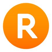 🇷 Emoji Letra do símbolo indicador regional R na JoyPixels 5.0.