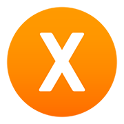 🇽 Emoji Indicador regional símbolo letra X en JoyPixels 5.0.