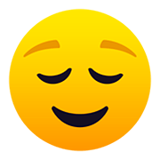 😌 Emoji Rosto Aliviado na JoyPixels 5.0.