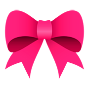 🎀 Emoji pinke Schleife JoyPixels 5.0.