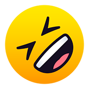 🤣 Emoji sich vor Lachen auf dem Boden wälzen JoyPixels 5.0.