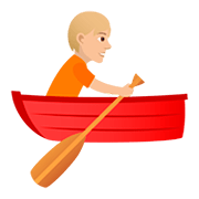 Émoji 🚣🏼 Personne Ramant Dans Une Barque : Peau Moyennement Claire sur JoyPixels 5.0.