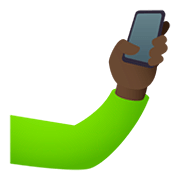 Émoji 🤳🏿 Selfie : Peau Foncée sur JoyPixels 5.0.