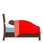 🛌 Emoji im Bett liegende Person JoyPixels 5.0.