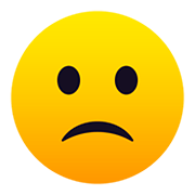🙁 Emoji Cara Con El Ceño Ligeramente Fruncido en JoyPixels 5.0.