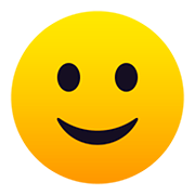 🙂 Emoji leicht lächelndes Gesicht JoyPixels 5.0.