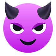 😈 Emoji Rosto Sorridente Com Chifres na JoyPixels 5.0.
