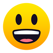😃 Emoji Cara Sonriendo Con Ojos Grandes en JoyPixels 5.0.