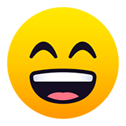 😄 Emoji grinsendes Gesicht mit lachenden Augen JoyPixels 5.0.