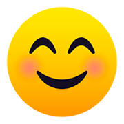 😊 Emoji lächelndes Gesicht mit lachenden Augen JoyPixels 5.0.