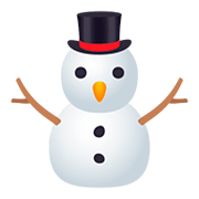 ⛄ Emoji Schneemann ohne Schneeflocken JoyPixels 5.0.