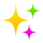 ✨ Emoji funkelnde Sterne JoyPixels 5.0.