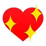💖 Emoji Corazón Brillante en JoyPixels 5.0.
