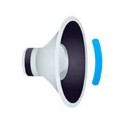 🔉 Emoji Altavoz A Volumen Medio en JoyPixels 5.0.