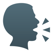 🗣️ Emoji sprechender Kopf JoyPixels 5.0.