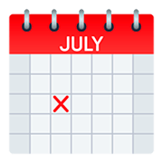 Emoji 🗓️ Calendario A Spirale su JoyPixels 5.0.