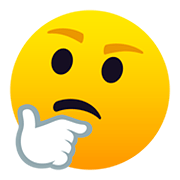 🤔 Emoji Cara Pensativa en JoyPixels 5.0.