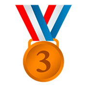 Émoji 🥉 Médaille De Bronze sur JoyPixels 5.0.