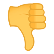 Emoji 👎 Pollice Verso su JoyPixels 5.0.