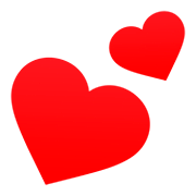 💕 Emoji zwei Herzen JoyPixels 5.0.