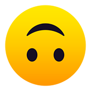 🙃 Emoji Rosto De Cabeça Para Baixo na JoyPixels 5.0.