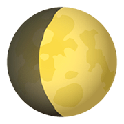 Émoji 🌔 Lune Gibbeuse Croissante sur JoyPixels 5.0.