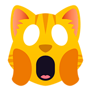 Emoji 🙀 Gatto Esterrefatto su JoyPixels 5.0.