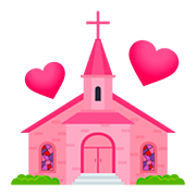 💒 Emoji Iglesia Celebrando Boda en JoyPixels 5.0.