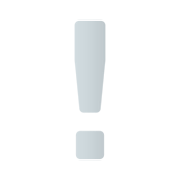❕ Emoji Exclamación Blanca en JoyPixels 5.0.